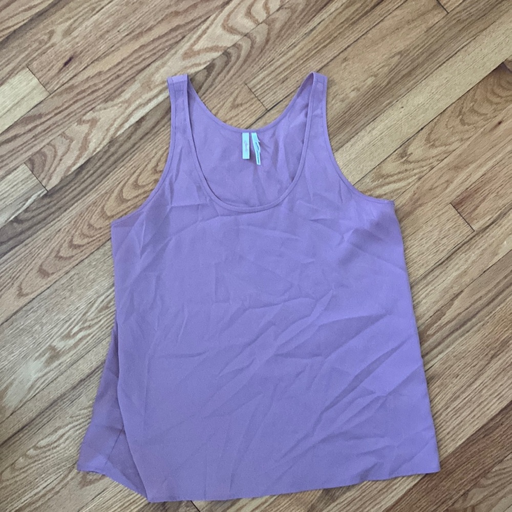 Mauve tank blouse